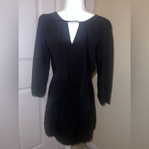 Black Ruffle Dress
